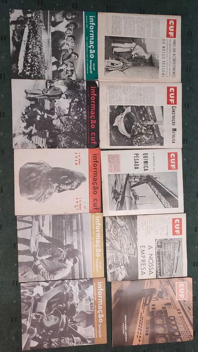 26 Revistas antigas da CUF/Quimigal