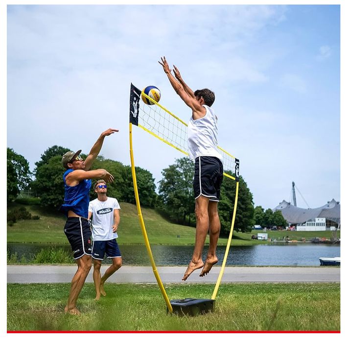 Rede de Voleibol, Badminton e Ténis 3 em 1 Hammer