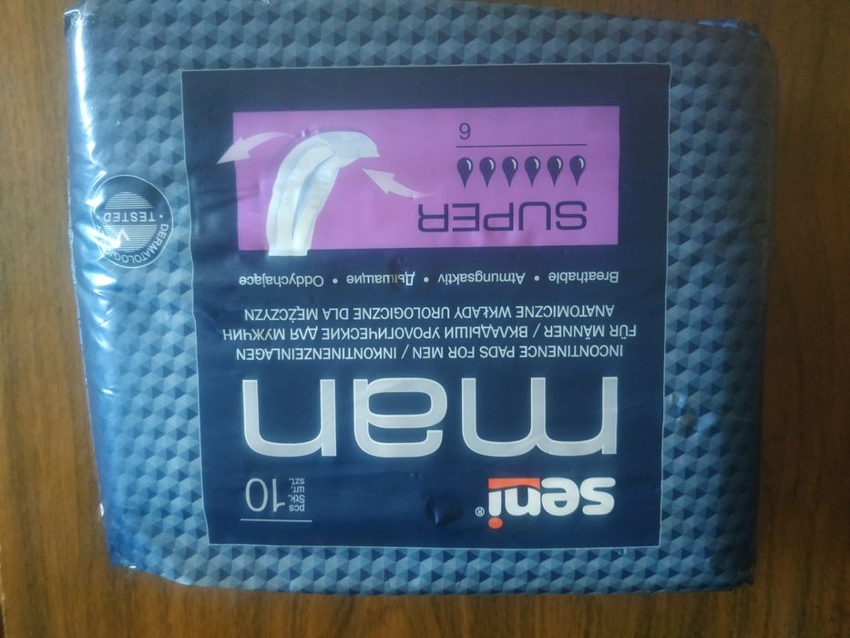 Мужские урологические прокладки Seni Man