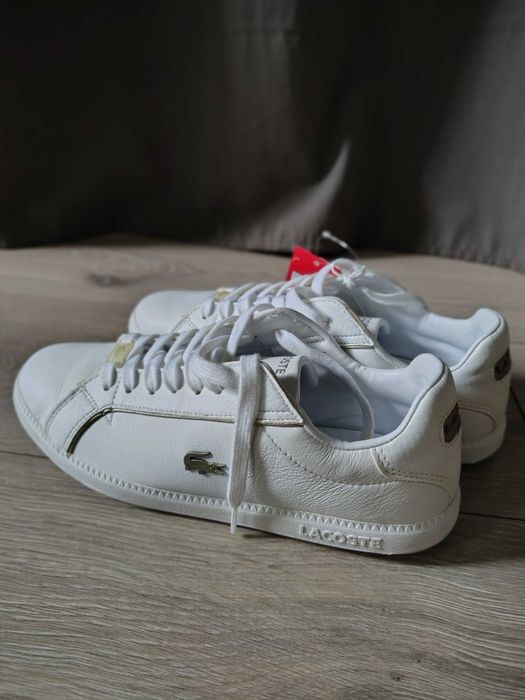 Nowe buty damskie Lacoste 40 białe