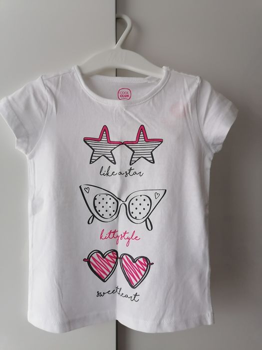 Bluzeczka śliczna biała Cool Club 86