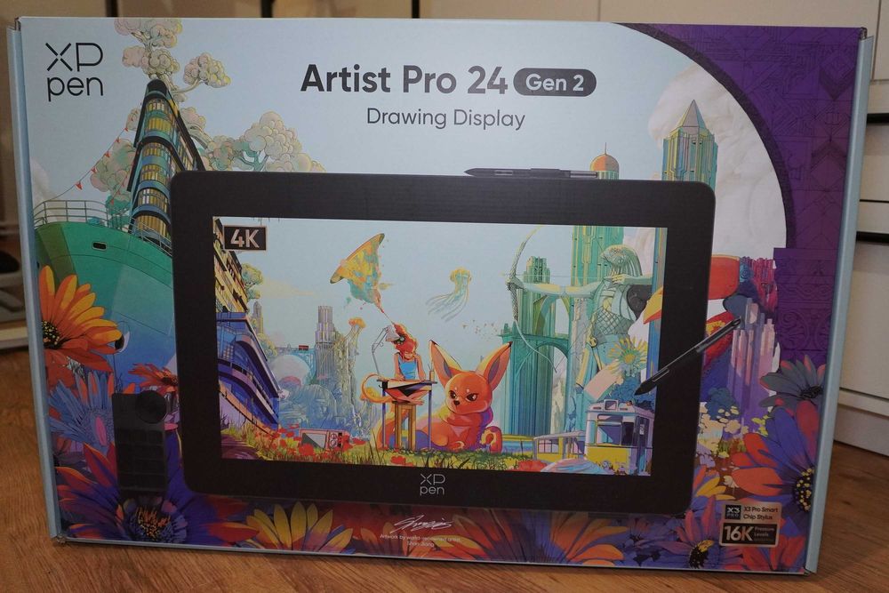 Tablet graficzny XPPen Artist Pro 24 (Gen 2) 4k, stan idealny