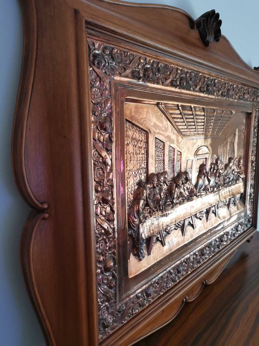 Quadro cobre da Última Ceia