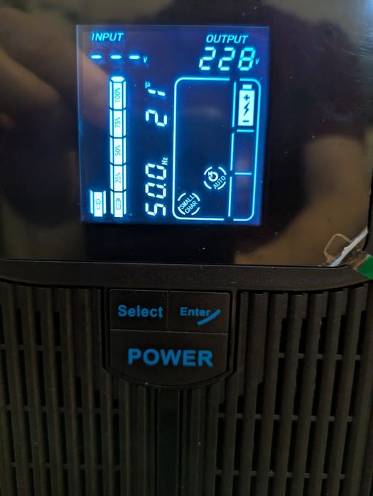 Безперебійник інвертор RITAR RTSW-1500 LCD 1500ВA 24В