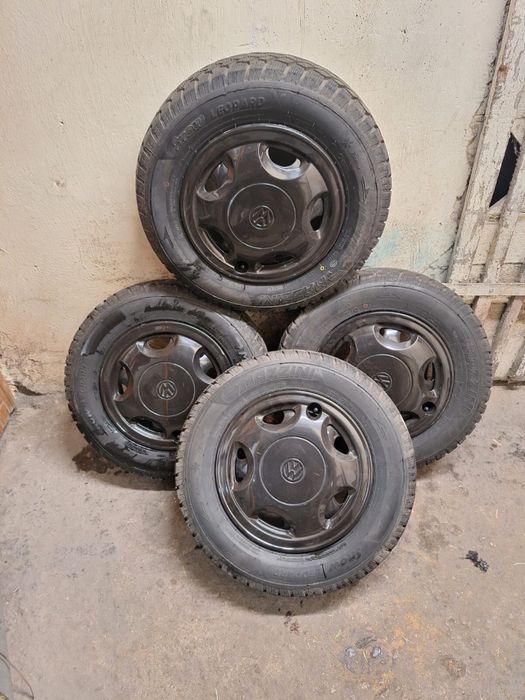 Koła zimowe 4x100 175/70r13 vw lupo