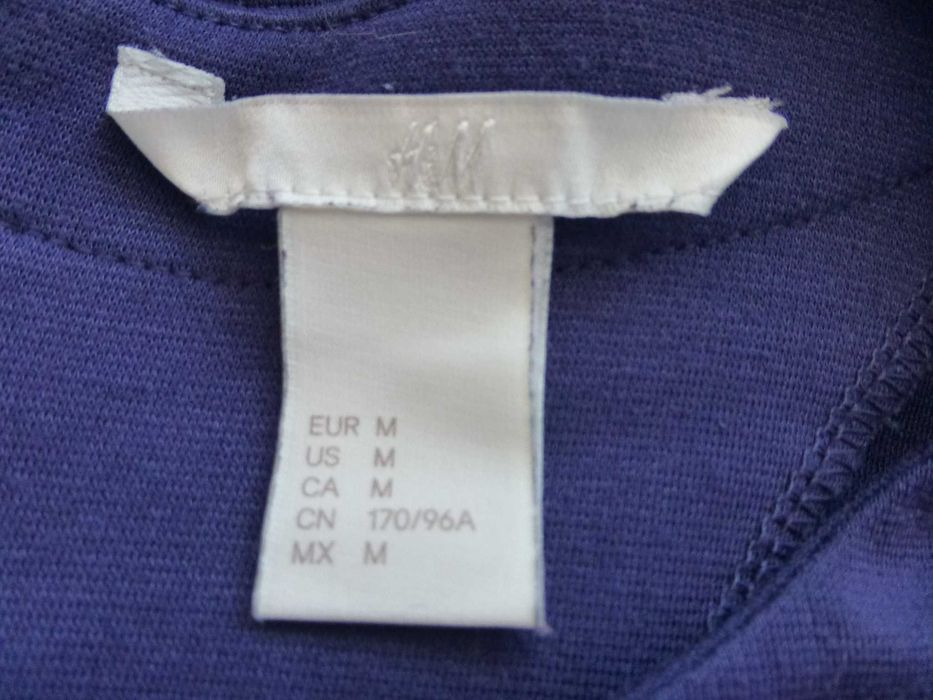 H&M prosta dzianinowa biurowa sukienka M L