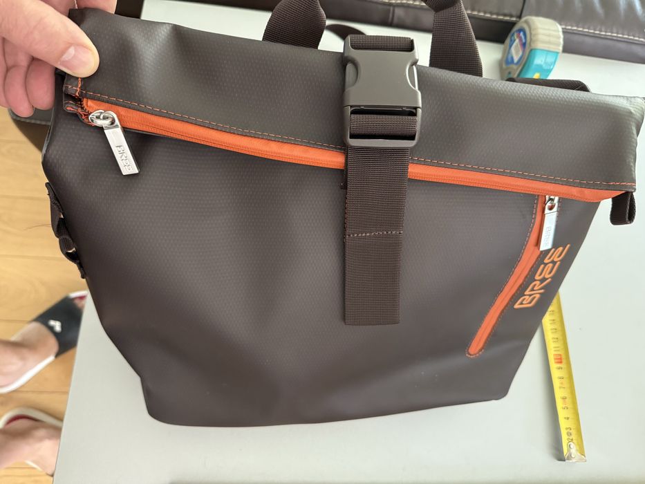 Torba na ramię BREE na laptopa dokumenty z metką