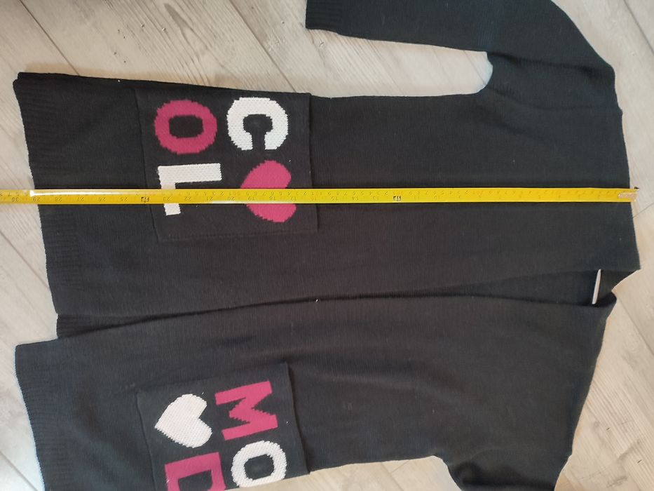 Sweter dziewczęcy, narzutka r.140/146