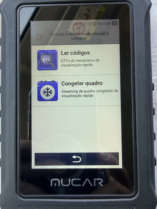 Leitor diagnoticos touchscreen OBD/OBDII CDE900 MUCAR
