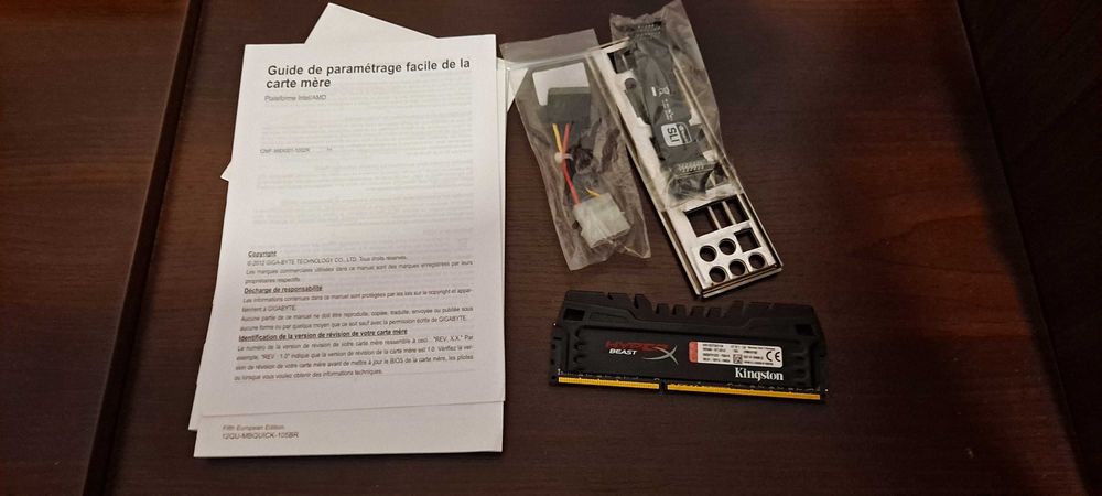 Płyta główna Gigabyte Z77X-D3H + Intel i5 3570 + 8GB RAM