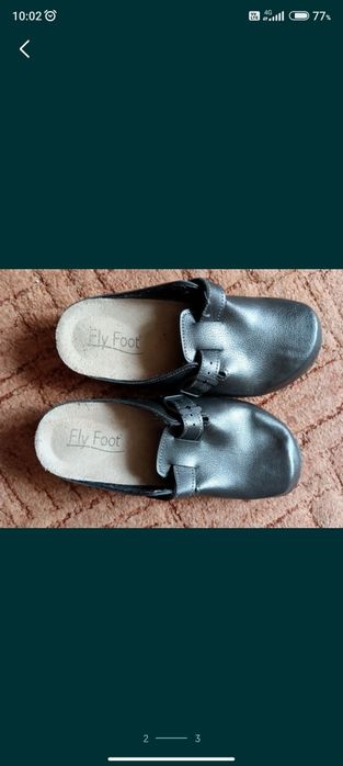 Сабо кожаные 36 размер