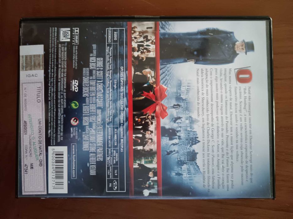 filme dvd original - um conto de natal