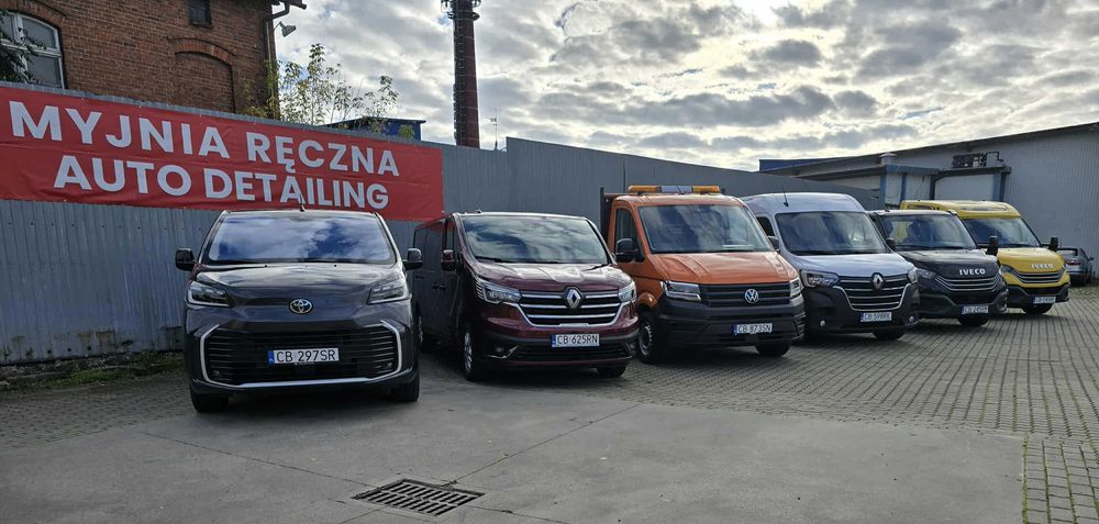 Busy Dostawcze, 9 osobowe , Autolawety Przyczepy Wypożyczalnia Wynajem