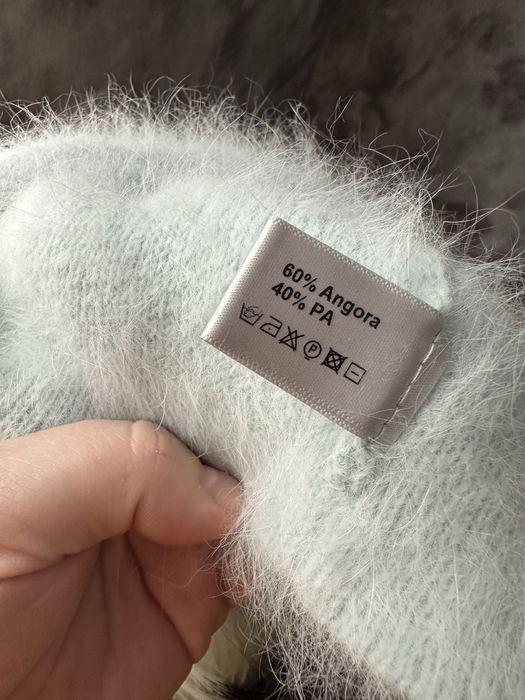 Шапка жіноча ангора Єнотик бубон