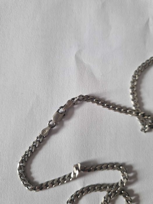 Srebrny łańcuszek z krzyżykiem próba 925