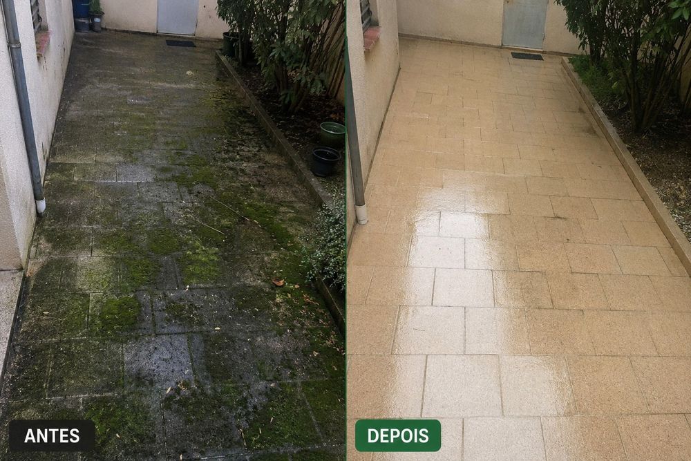 limpeza profissional a jato de alta pressão