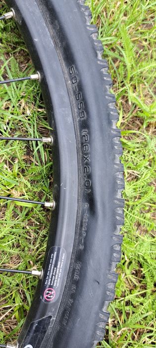 Koło rowerowe z hamulcem tarczowym