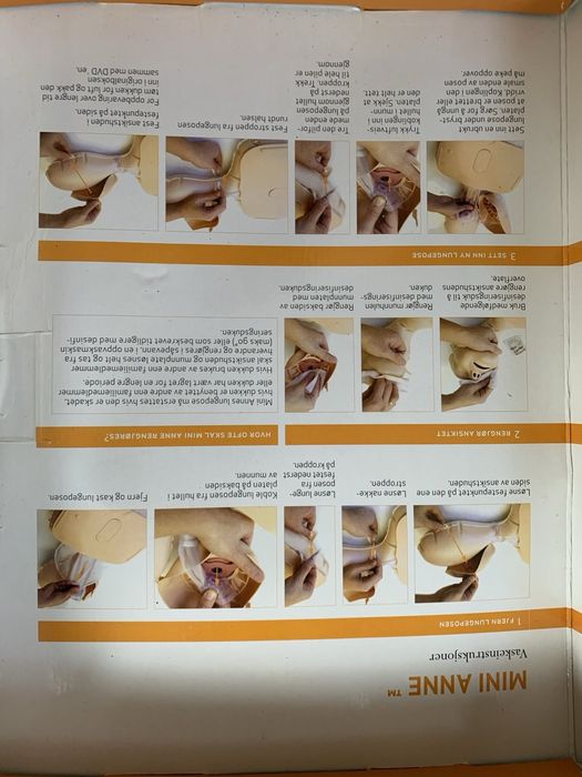 Манекен для серцево-легеневої реанімації Mini Anne