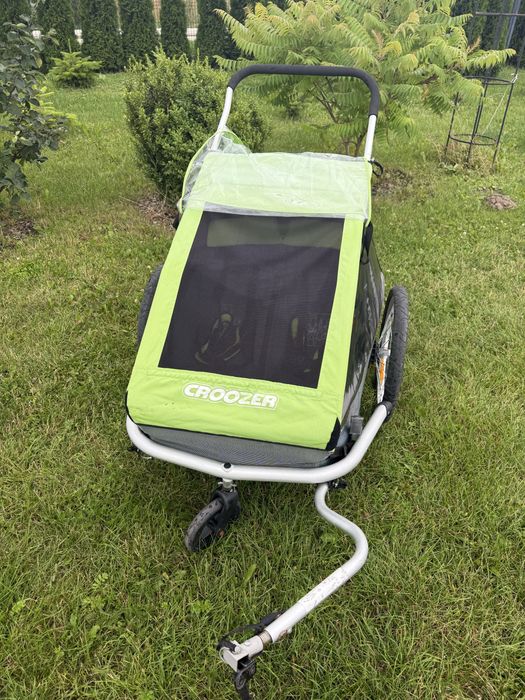 Przyczepa rowerowa dwuosobowa CROOSER kids for 2