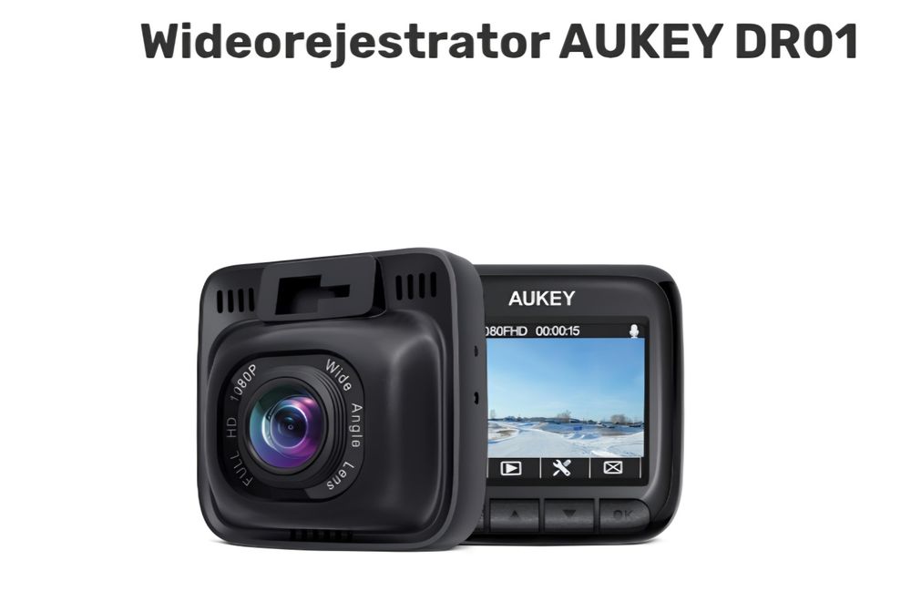 Wideorejestrator AUKEY DR01 kamerka samochodowa