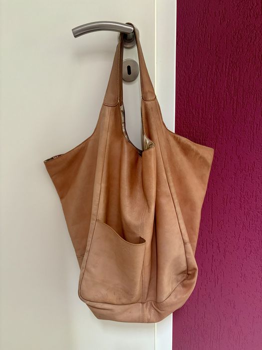 Torebka shopper Mako Bags Mrs. Big Caramel