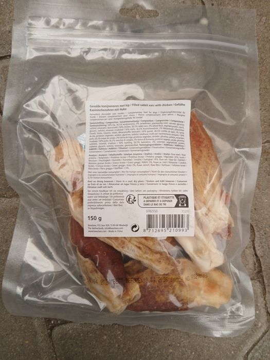 Przekąska dla psa 200g -150g