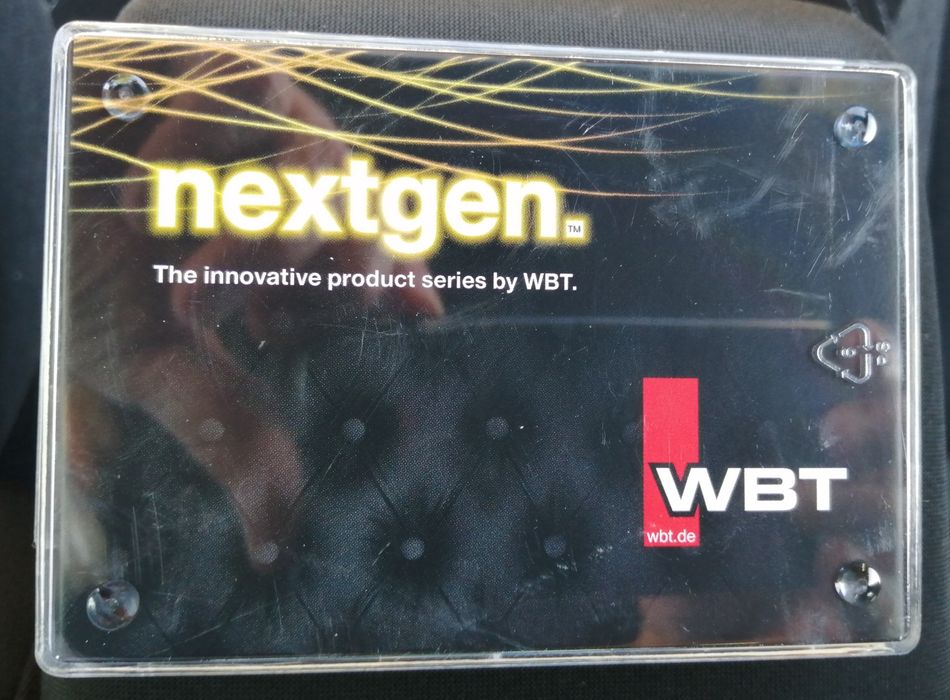 Fichas RCA prata WBT-0114AG novas a estrear