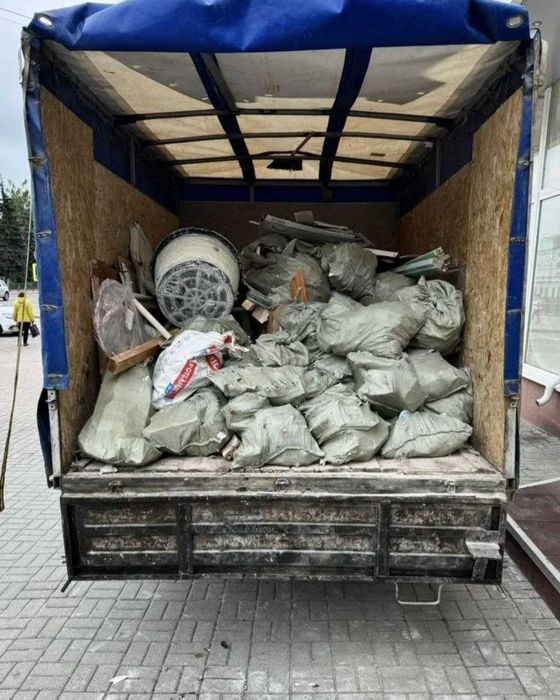 Вывоз мусора газель, Вывоз строительного мусора, Вывоз веток травы