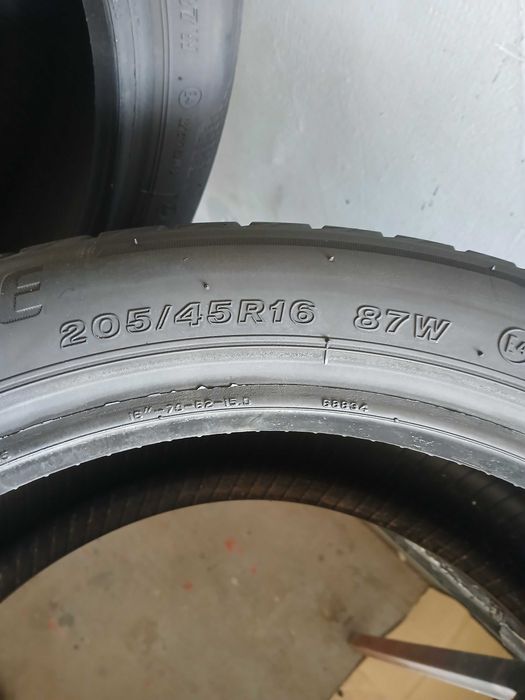 Opony letnie Bridgestone 205/45/16