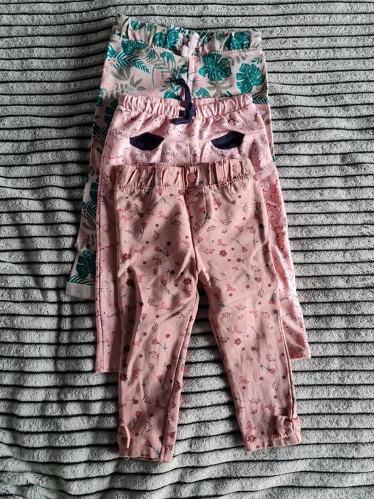 Spodnie dla dziewczynki 80 cm