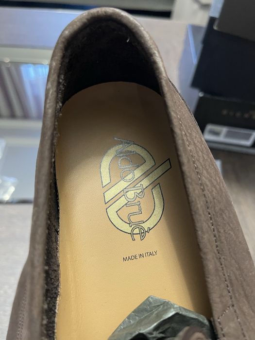 Новые замшевые мужские туфли . Оригинал . Италия ALDO BRUE