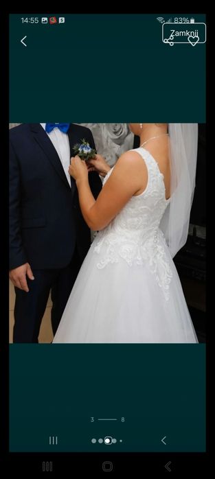 Suknia ślubna + welony