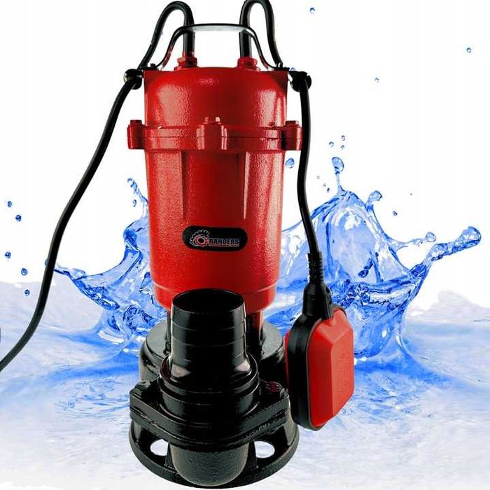 POMPA Z PŁYWAKIEM Do Wody Brudnej Szamba z Rozdrabniaczem 3850W ŻELIWO