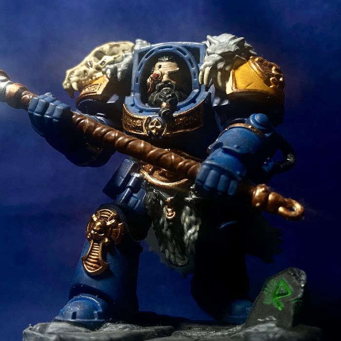 Warhammer 40K Space Wolf | 70 мм | 3D друк та ручне фарбування