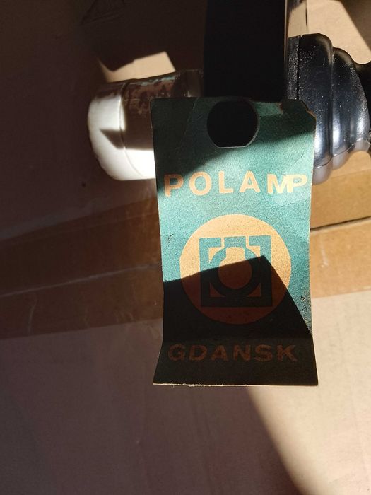 nieużywana lampa przemysłowa  - POLAMP Gdańsk vintage prl