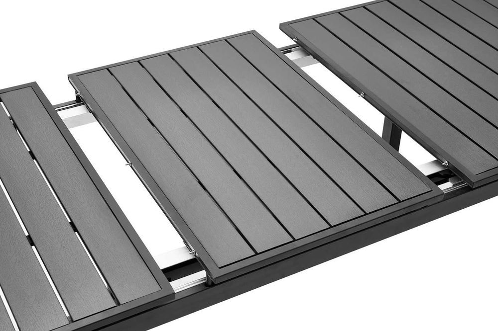 Nowoczesny stół ogrodowy rozkładany 180–240cm z kompozytu WPC Polywood 180/240