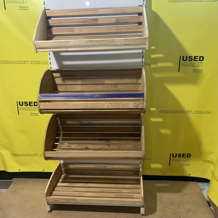 Пристенные торговые бу стеллажи с металическими полками для магазина