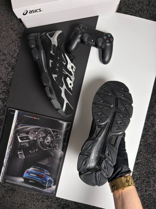 Мужские кроссовки асикс гель ник ASICS Gel-NYC GTX Black Metallic [41-46]