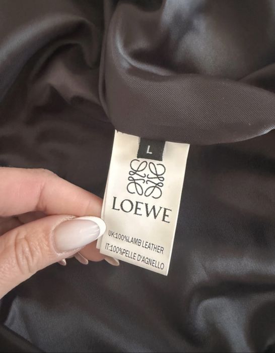 Nowa kurtka skórzana Loewe
