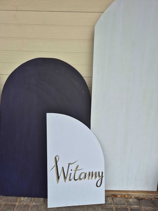 Ślubne panele z płyty mdf ślub ścianka impreza