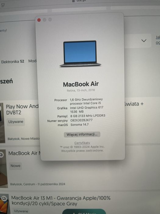 Laptop MacBook Air