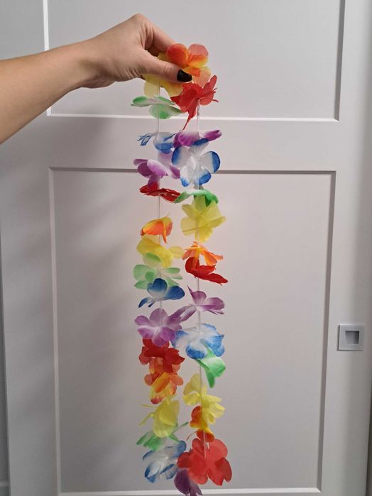 Naszyjniki 16 szt. kwiaty hawajskie na imprezę przebranie wesele