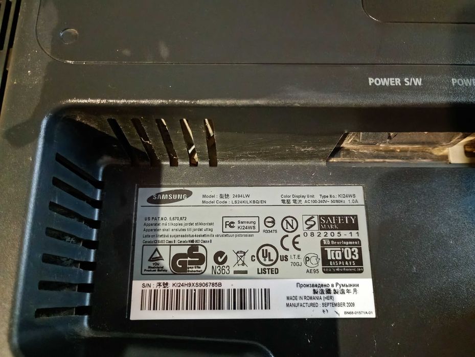 Samsung syncmaster 2494