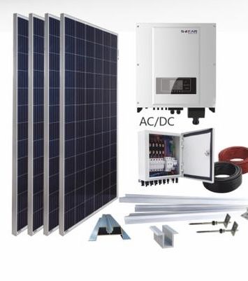 Grzanie wody Fotowoltaika Zestaw