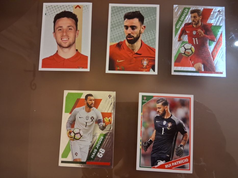 Cromos jogadores da seleção portuguesa