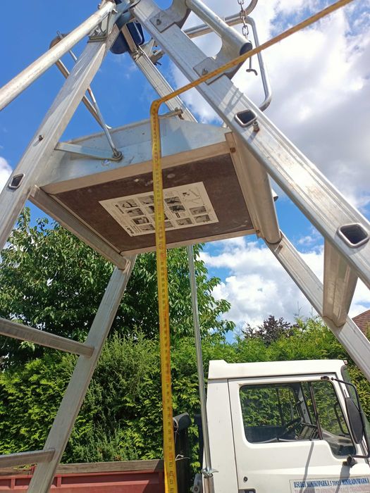 Drabina Aluminiowa Podest roboczy Rusztowanie 230 cm