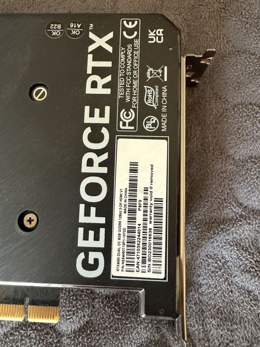 Відеокарта Palit GeForce RTX 4060 Dual OC 8GB GDDR6