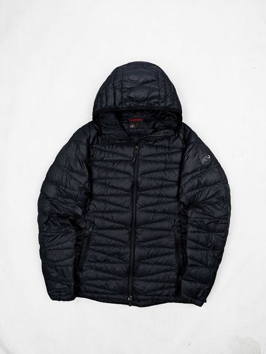 Mammut czarna kurtka puchowa z kapturem L