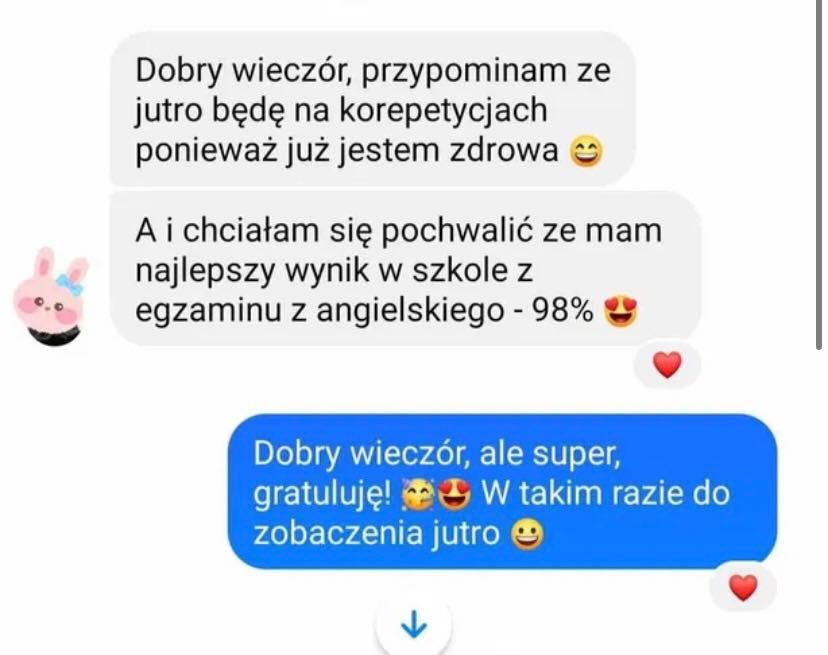 Korepetycje język angielski poprawa matury egzamin ósmoklasisty