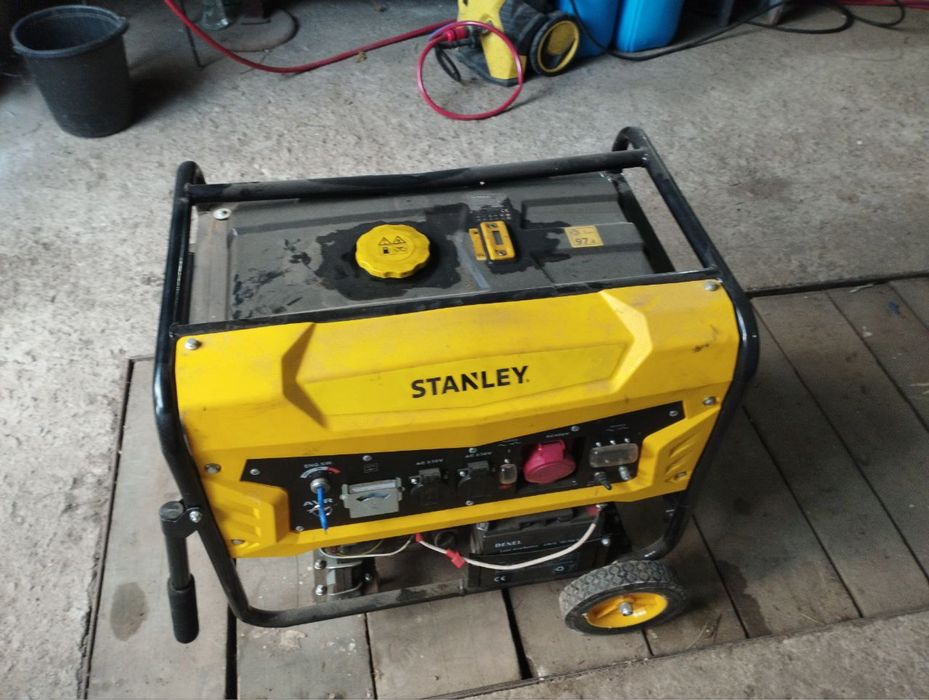 Генератор STANLEY 7,5 кВт трьохфазний бензиновий